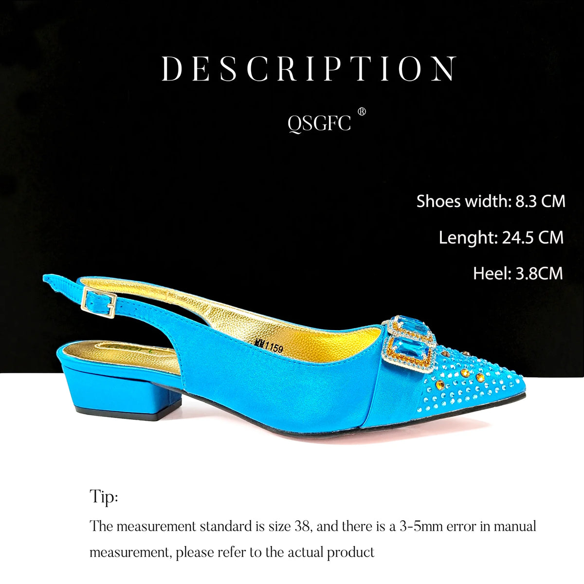 QSGFC Summer New Design Specials Italian Women Shoes and