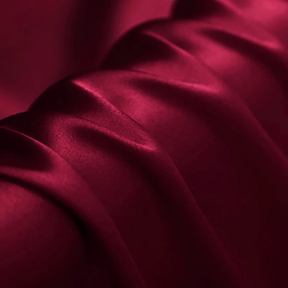 CISULI Pure Silk Stretch Satin Fabric,16momme,Width 140cm,Silk Lycra,Shirt and Dress Cloth Material