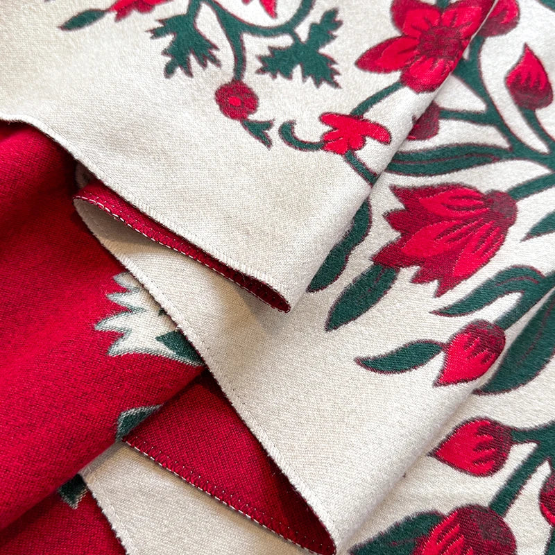 Women's Winter Luxury Thick Warm Pashmina Wrap Imitation Cashmere Scarf with Striped Jacquard Design for Casual Wear