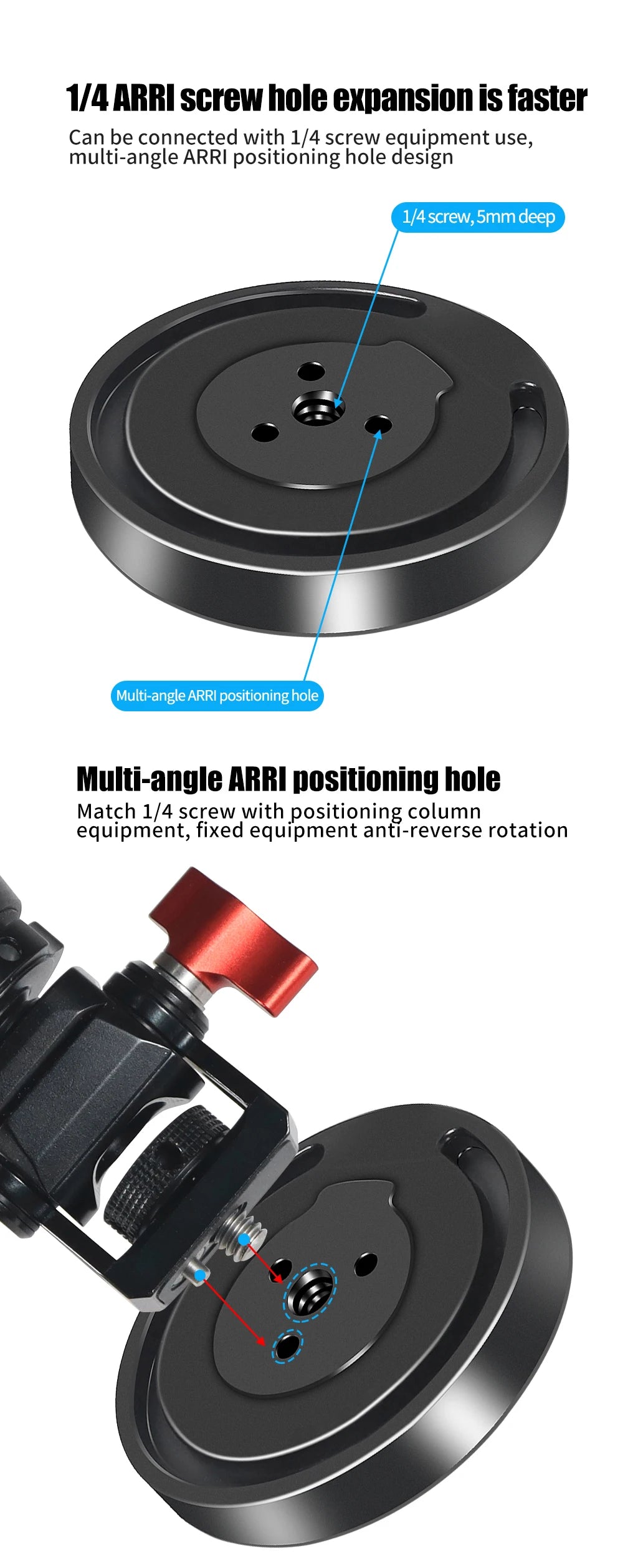 Mobile Phone Stand Holder Magnetic Wireless Charger 10W Tripod Adapter 1/4 Mount Cold Shoe for MagSafe Magnet Charging Station