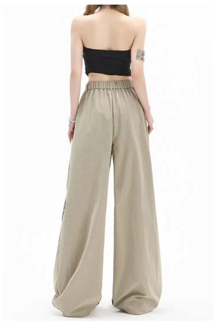 Y2K Cargo Pants for Women Streetwear Baggy Sweatpants Harajuku