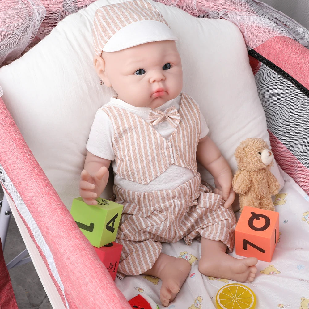 IVITA WB1525 47cm 3298g Silicone Reborn Baby Doll Realistic