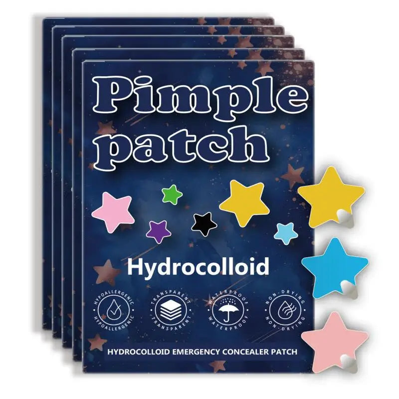1400PCS New High-end Pimple Patch Acne Patches Set Colorful Star Shaped Acne Treatment Stickers Acne Dots Cover  For Skin Care