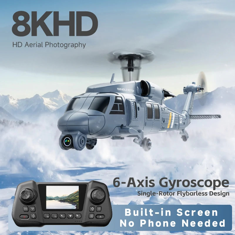 L2 RC Helicopter 6-axis Gyroscope 8k Camera Altitude Hold