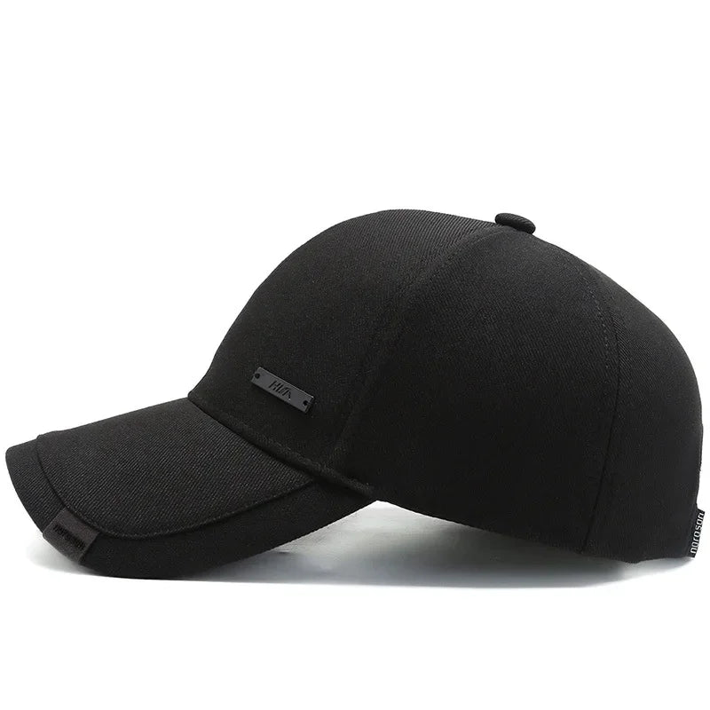 Spring and Summer Baseball Caps for Middle - Aged and Elderly Men - Sun - Shading and Protection Simple Casual  Adjustable