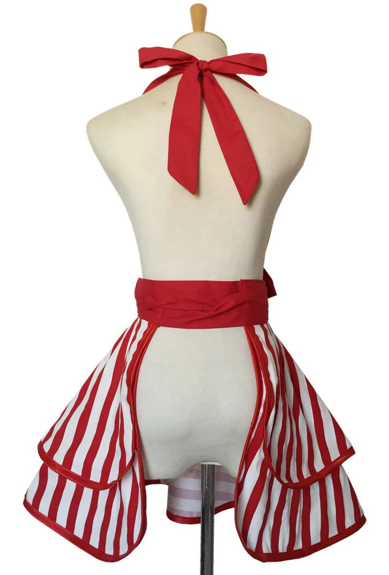 Lovely Apron Cute  Large Swing Princess Apron kitchen Cooking Oilproof Aprons for Women Girls