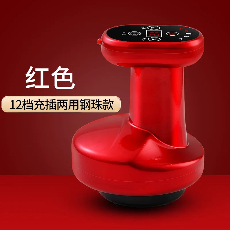 Electric Cupping Massager with Heat 12 Suction Levels 12