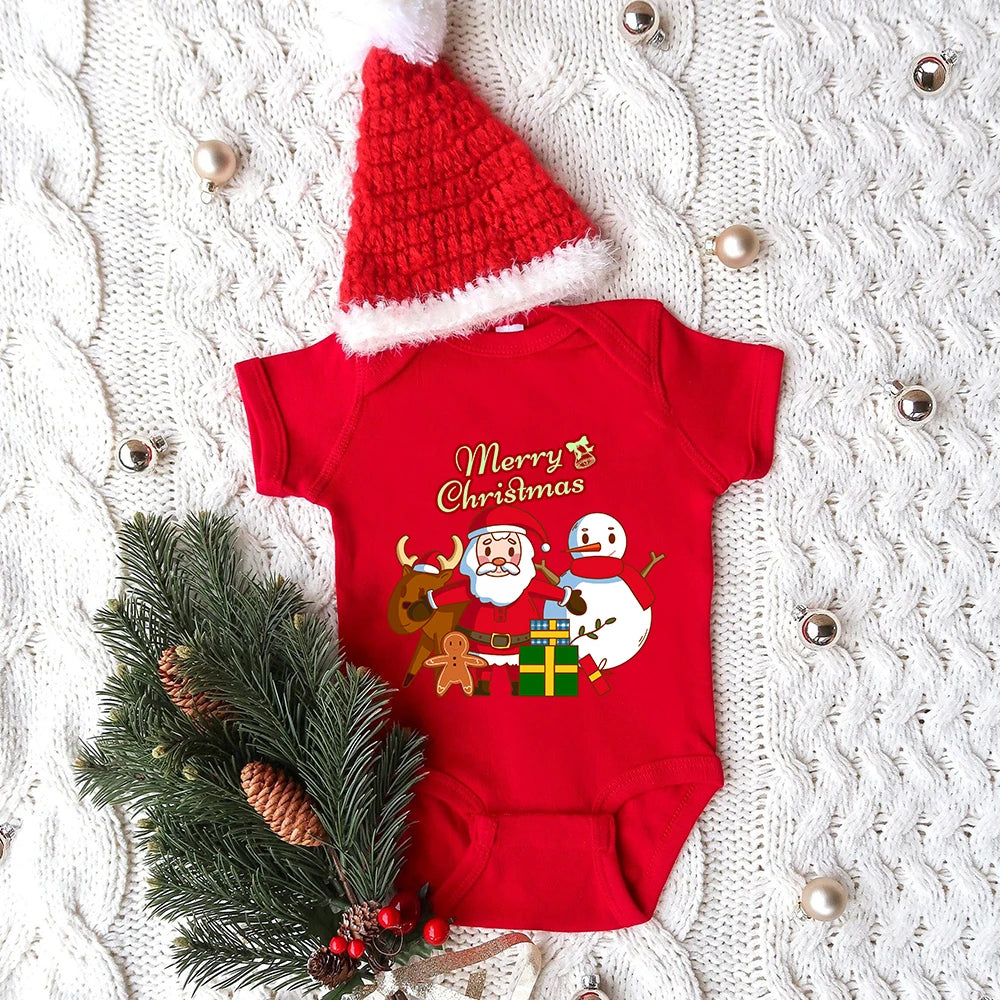 Merry Christmas Santa Claus Family T-Shirts Daddy Mommy and