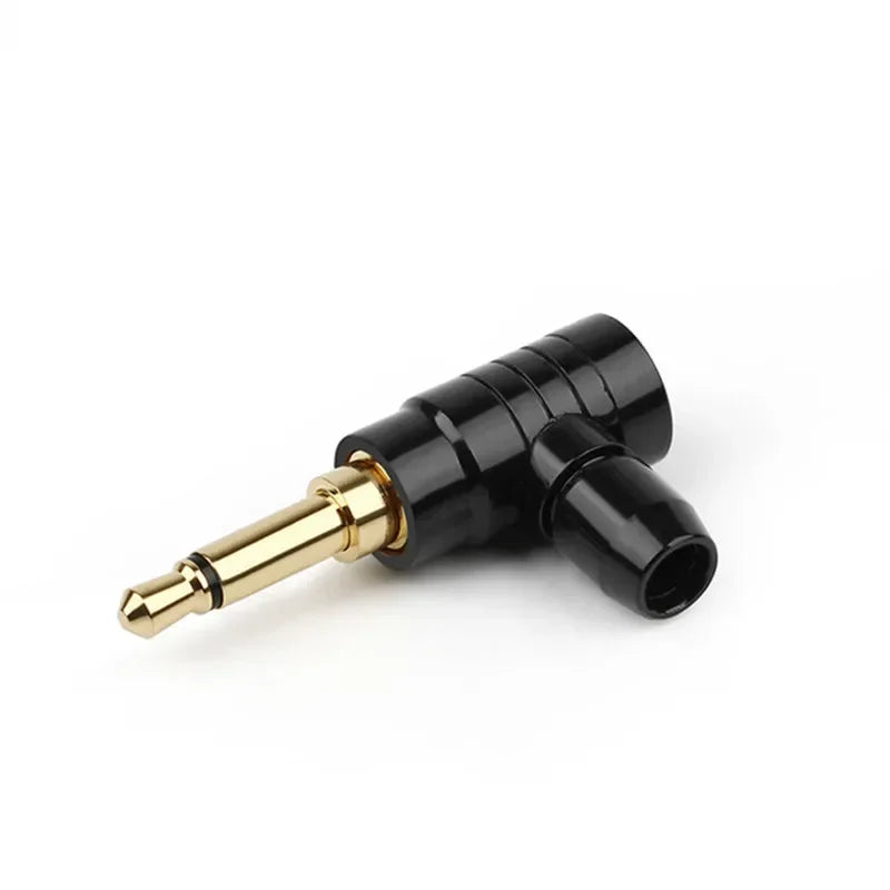 90 Degree 2 3 4 Pole Jack 3.5mm Connector Headphone Plug Conector L Type Gold Plated Copper Consumer Electronics Audio Terminal