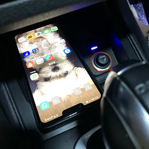 15W Car wireless charger for VW Golf 6 MK6 Scirocco Sagitar 2008-2013 car phone charger fast phone charger charging pad plate