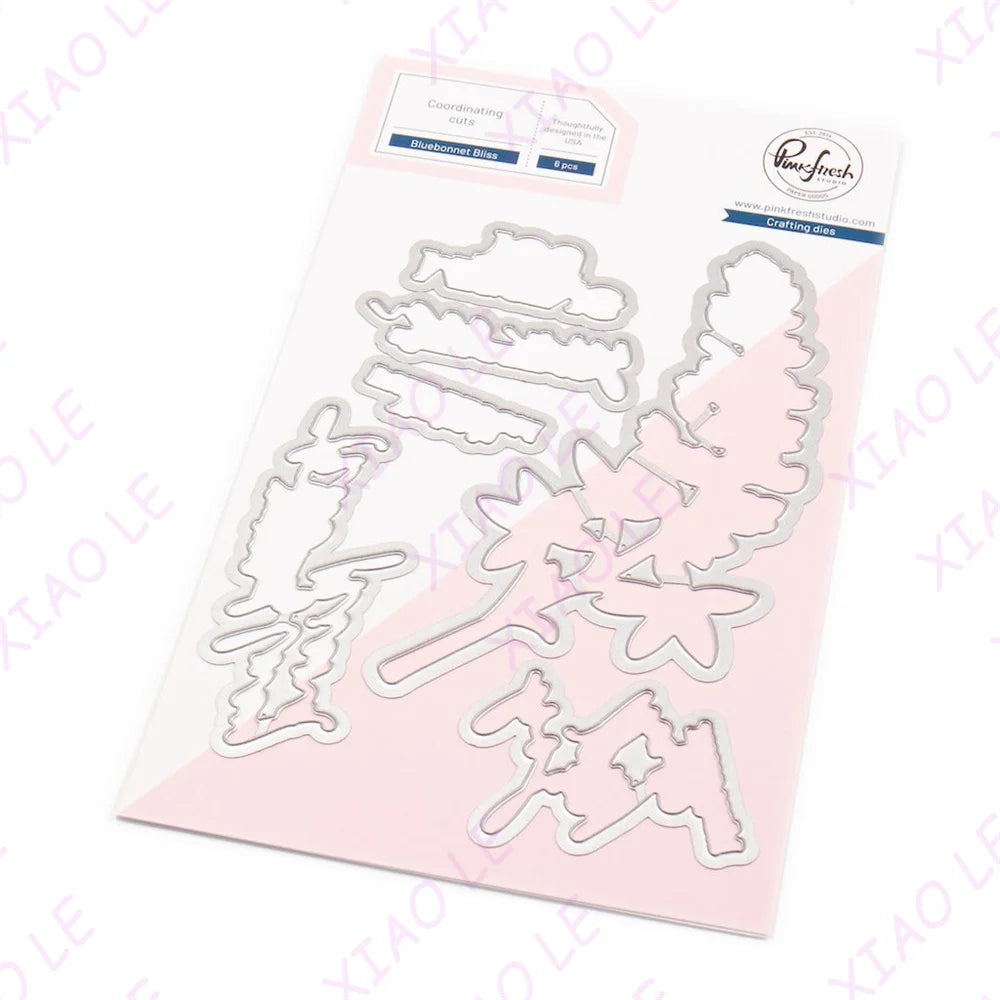 Pink Fresh Good Times April Releases Metal Cutting Dies Stamps Stencil Hot Foil Scrapbooking Album Decoration Craft for DIY Card