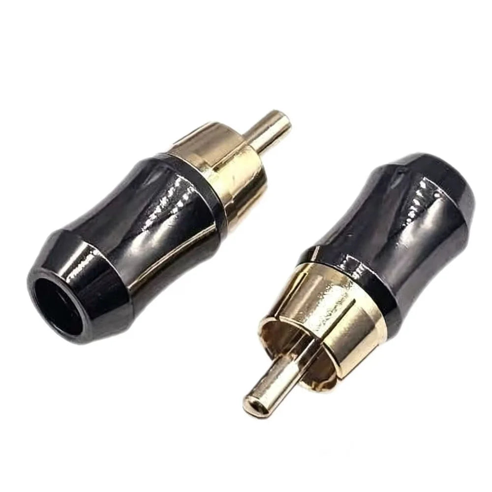 RCA Connector Male L Type 90 Degree Right Angle