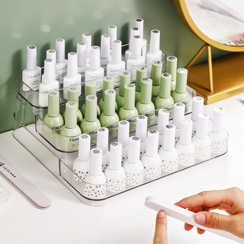 3 Tier Desktop Perfume Shelf Bathroom Makeup Organizer Perfume Aromatherapy Organizer Skin Care Product Storage Rack Organizer