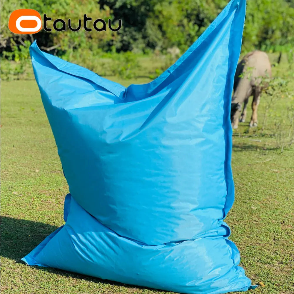 OTAUTAU Retangular Swimming Pool Floating Bean Bag Pouf Cover No Filler Waterproof Beach Pillow Sac Salon Sofa Bed Chaise Lounge