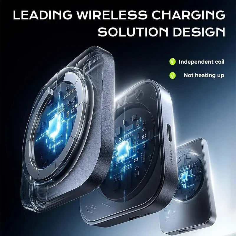 3 in 1 Tiny Foldable Wireless Charger Stand for iPhone 15 14 13 12 Pro Max Apple Watch 8 7 Holder Magnetic Fast Charging Station