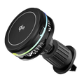 QI2 TEC Cooling RGB Magnetic Car Wireless Charger Fast Charging Radiator Air Vent Clip Holder For Magsafe iPhone 17 16 Pro Max