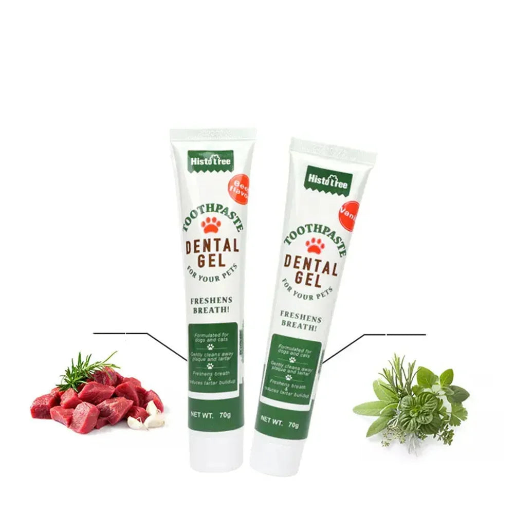 Pet Dog Tootpaste Cleaning Supplies Vanilla Beef Flavor Pet