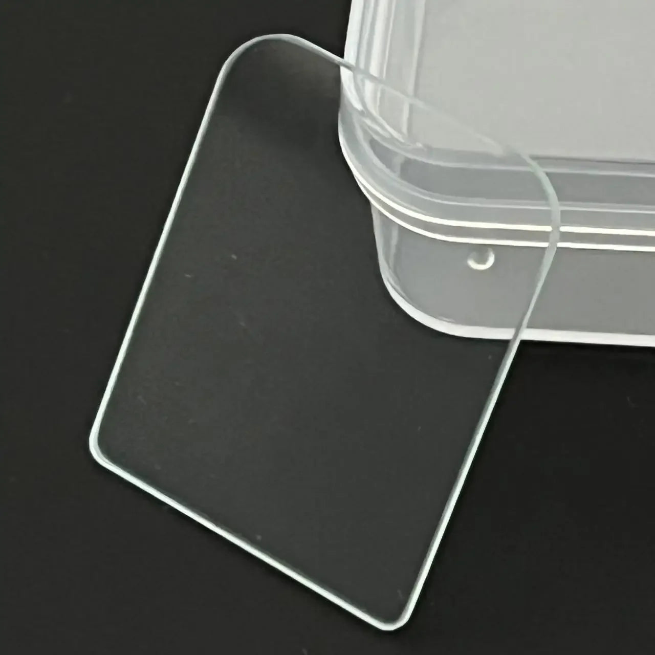 Colorful Aluminum/Acrylic 39mmx26mmx16.5mm Desk Organizer Box BORO with Glass Cover Billet Storage O Rings Holders Accessories