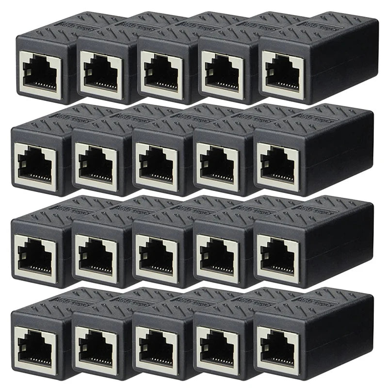 1/5/10/20pcs RJ45 Coupler Ethernet Cable Coupler LAN Connector