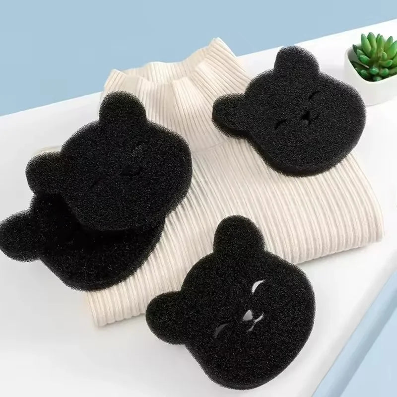 4-8Pcs Pet Hair Remover Bear Shape Laundry Balls Washing Machine Lint Catcher Reusable Clothes Sofa Cat Dog Fur Cleaning Sponge
