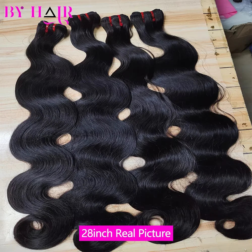 15A Super Double Drawn Virgin Body Wave Bundles Raw