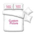 New Custom Cotton Bedding Set Customized 3D Printed Duvet Cover Sets With Pillowcase Twin Full Queen King Size POD Dropshipping