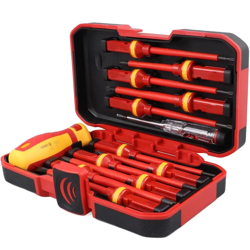 1000V VDE Insulated Screwdriver Electrician Repair Tool Kit Magnetic