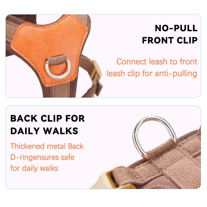 Explosion-proof and reflective pet chest strap vest-style dog chest strap anti-lost adjustable chest strap