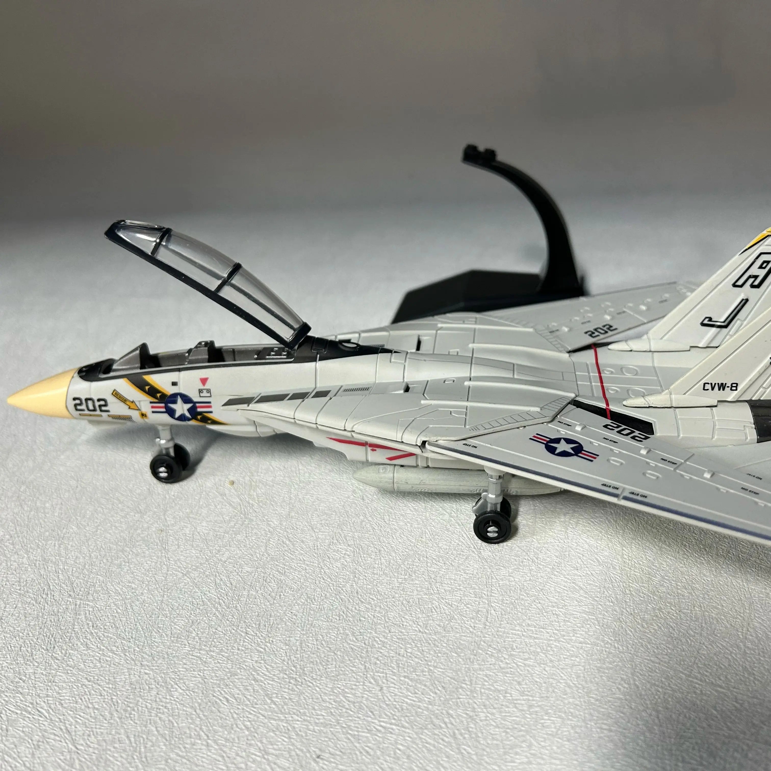Model 1/72 American Plane F14 Panda Multi Purpose Fighter Non Glued Pre Colored Assembly Model Building Souvenir Collection