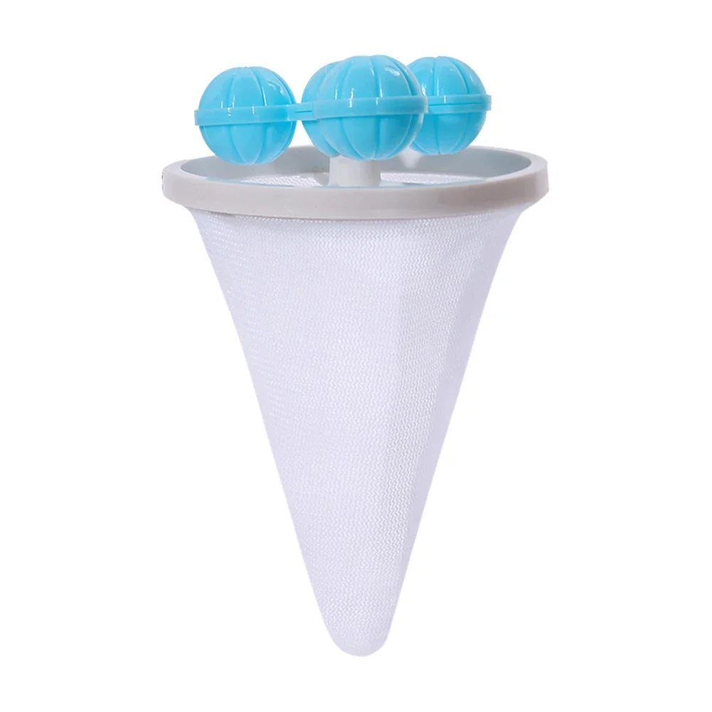 1-10PCS Washing Machine Filter Net Floating Lint Filter Mesh Bag Reusable Pet Hair Catcher Remover Laundry Cleaning Tool