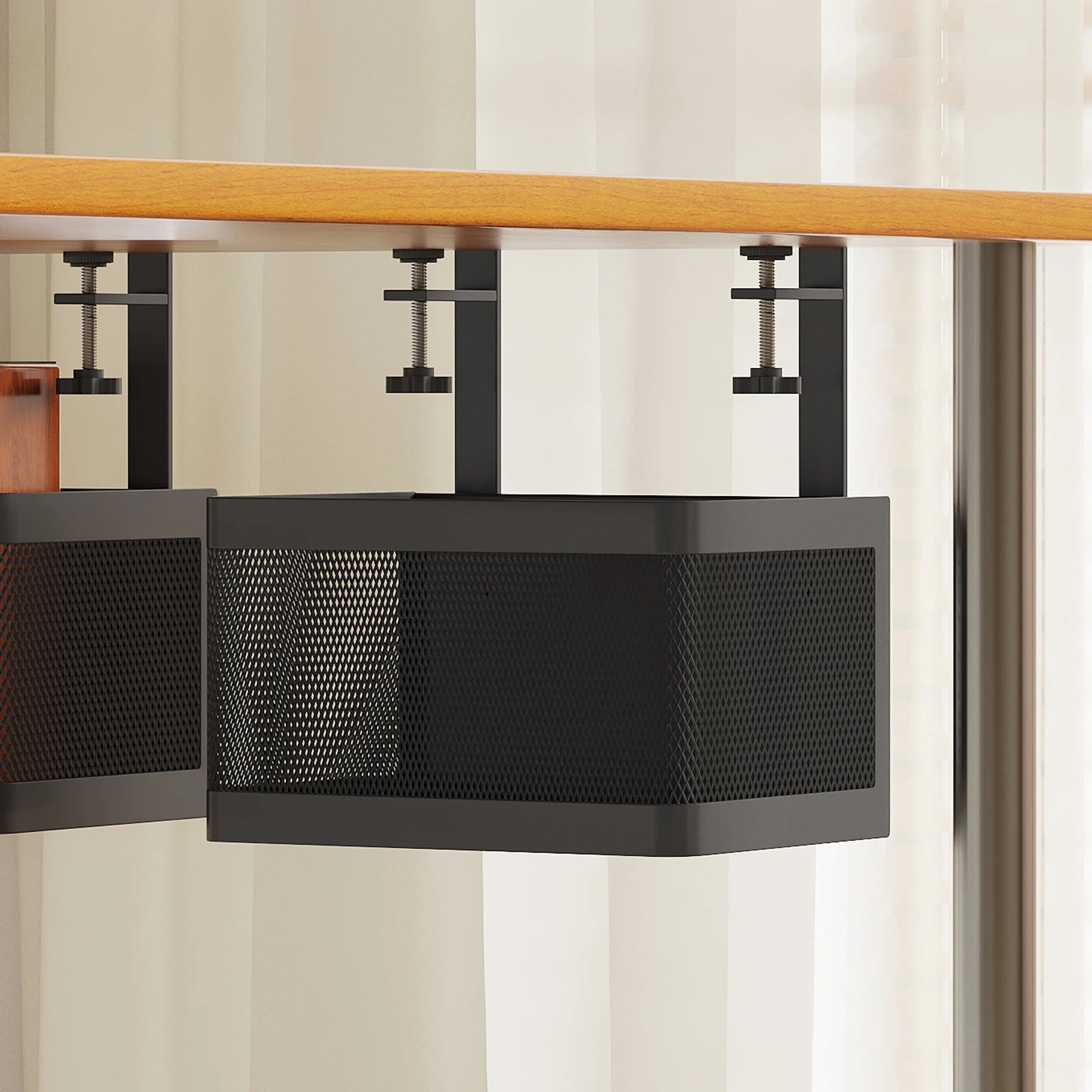 Under-Desk Storage Rack, Stationery Organizer, Gaming Desk, Desk Organizer, Under-Desk Hanging Basket, Box, Workstation Drawer