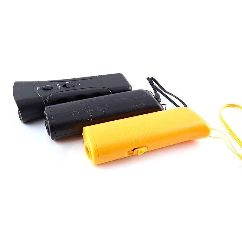 1PC Pet Dog Repeller Anti Barking Stop Bark Training Device Trainer LED Ultrasonic Anti Barking Ultrasonic Without Battery