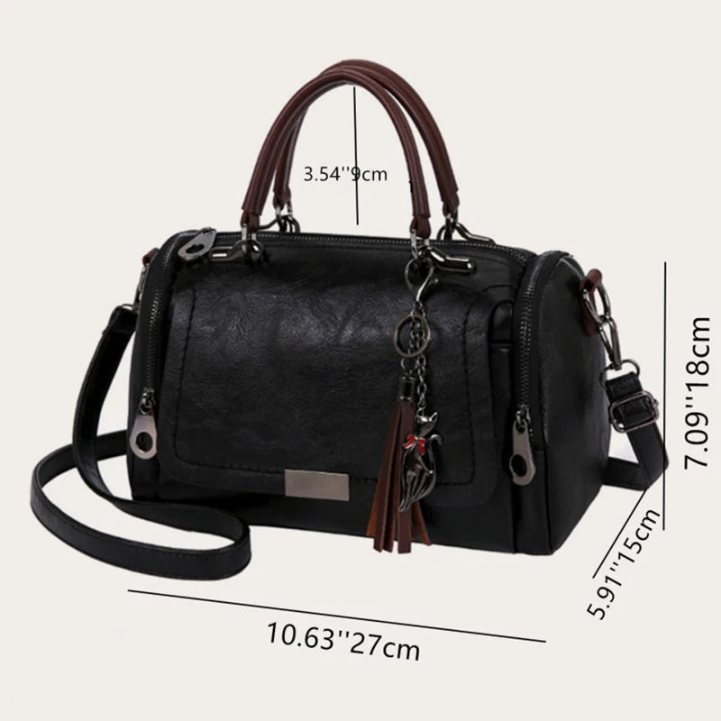 Tassel Decor Women's Shoulder Bag