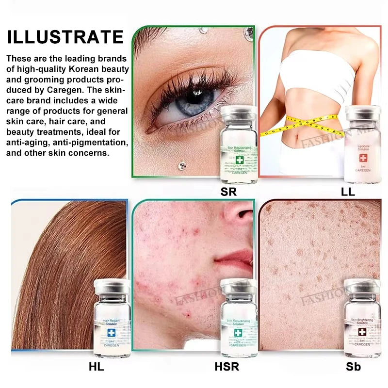 Korea 5ml Facial Hyaluronic Acid Serum Moisturizing Rejuvenating Essence Professional Skin Care Salon Cosmetics