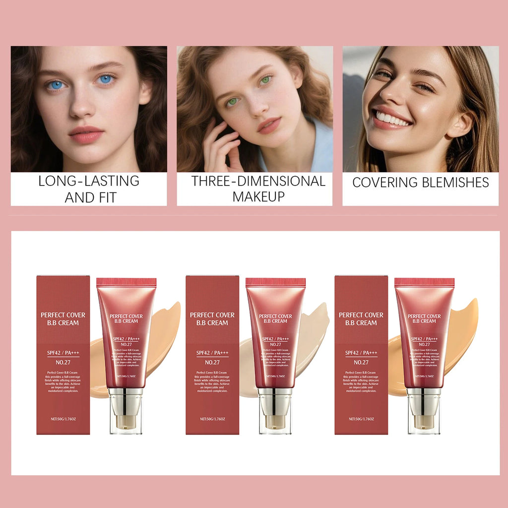 Perfect Cover Bb Cream Brightens Complexion Covering Skin Blemishes