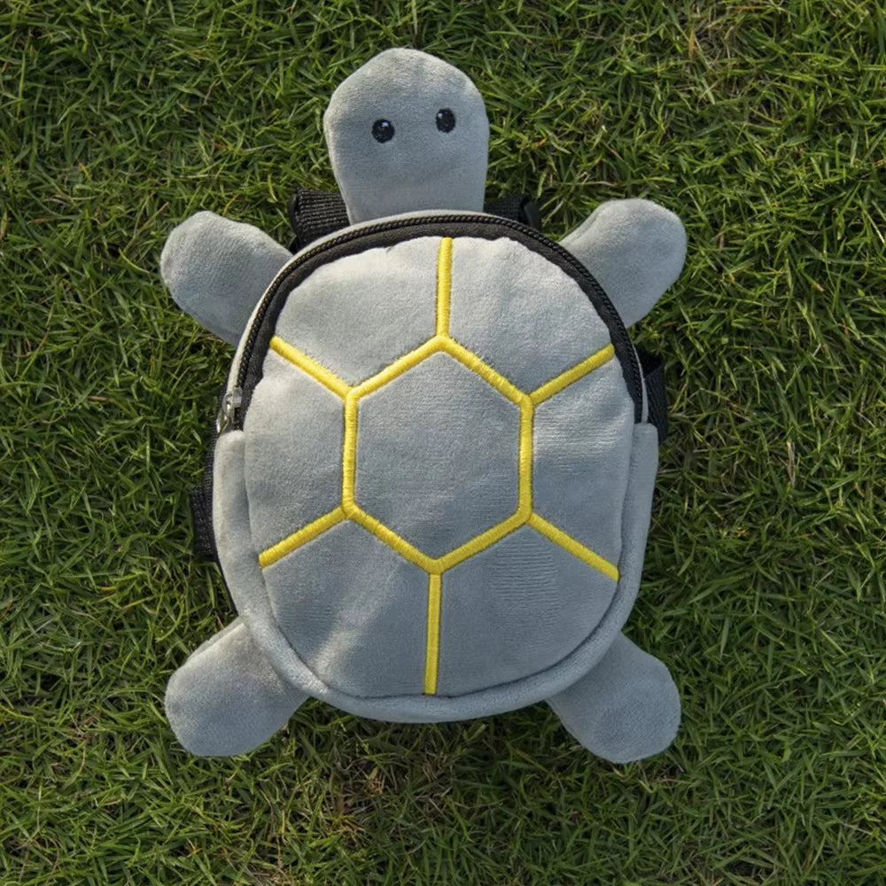 Turtle Shape Dog Snack Bag Large Capacity Pet Backpack Portable Soft Puppy School Bag Convenient Cute Puppy Carrier