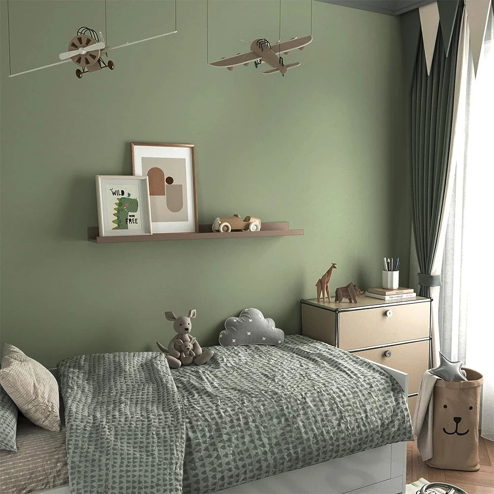 Matte PVC Waterproof DIY Self Adhesive Vinyl Wallpaper Kitchen Cabinet Desktop Contact Paper Wall Sticker Home Decor Wall in Rol