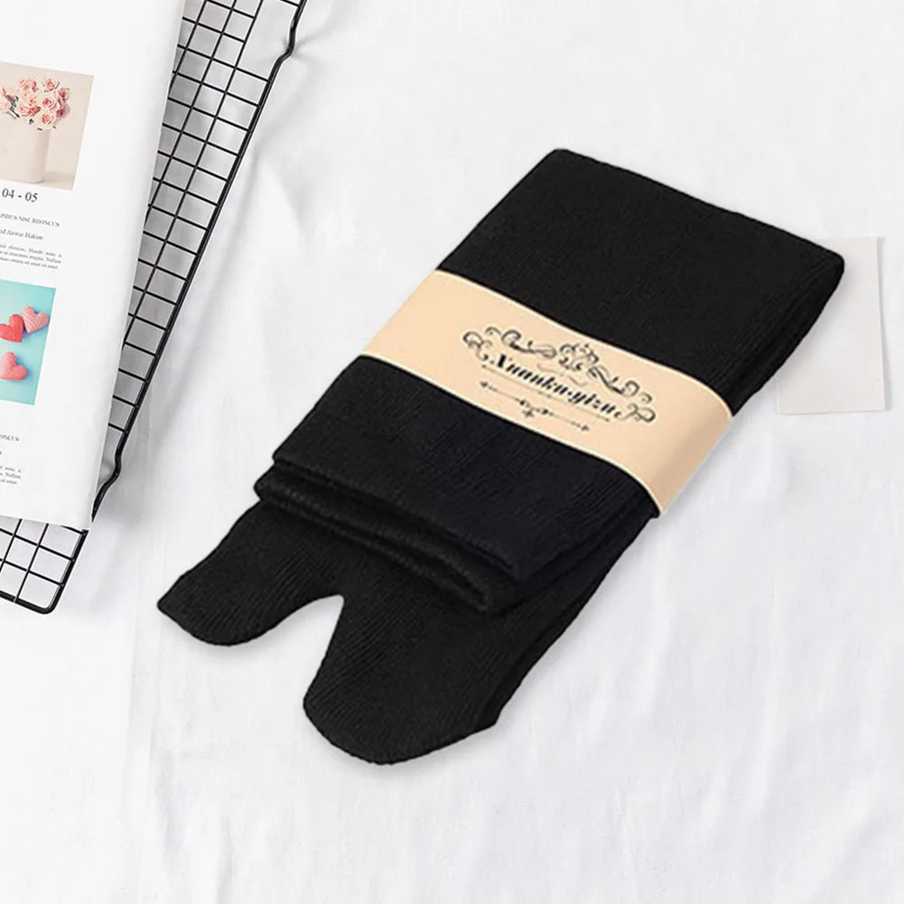 Fashion Japanese Style Tabi Toe Socks for Men Women Summer Fiber Two Finger Socks Kimono Flip Flop Sandal Split Tabi Toe Sock