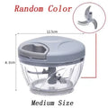 Garlic Chopper Manual Chopper Chopper Blender Portable Manual Food Vegetable Fruit Meat Grinder Kitchen tools
