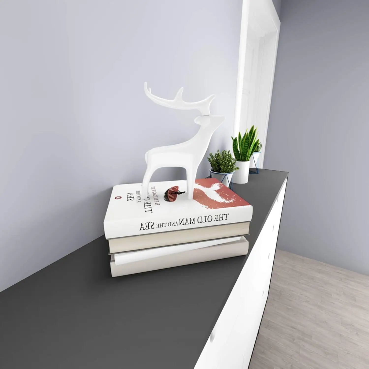 Matte PVC Waterproof DIY Self Adhesive Vinyl Wallpaper Kitchen Cabinet Desktop Contact Paper Wall Sticker Home Decor Wall in Rol