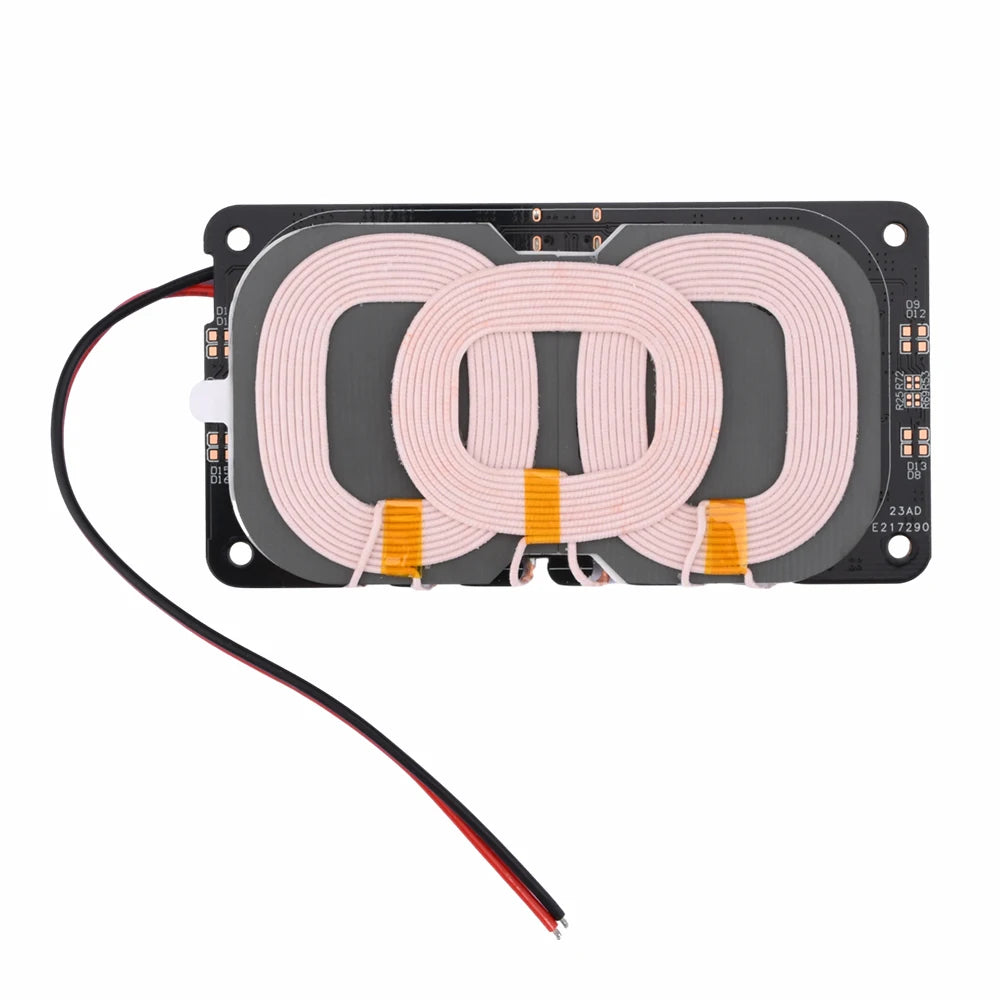 9-32V 20W Wireless Charger Module Type-C For QI 3-coil High Power Fast Charging Module For Car