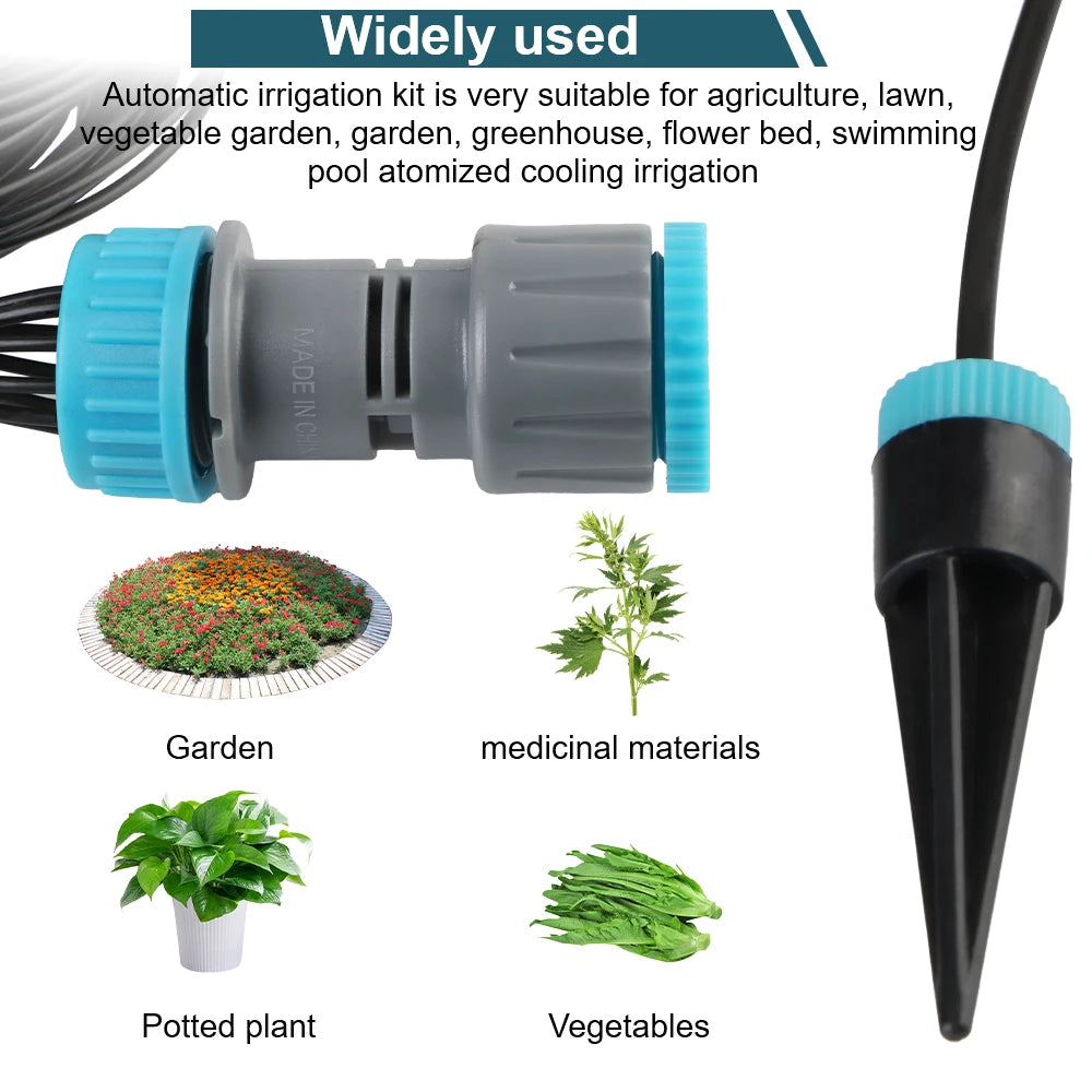 Plant Irrigation Tools Automatic Watering Device Auto Drip Arrow Garden Flower Watering Water Lazy Planting Kit Dripper Kits