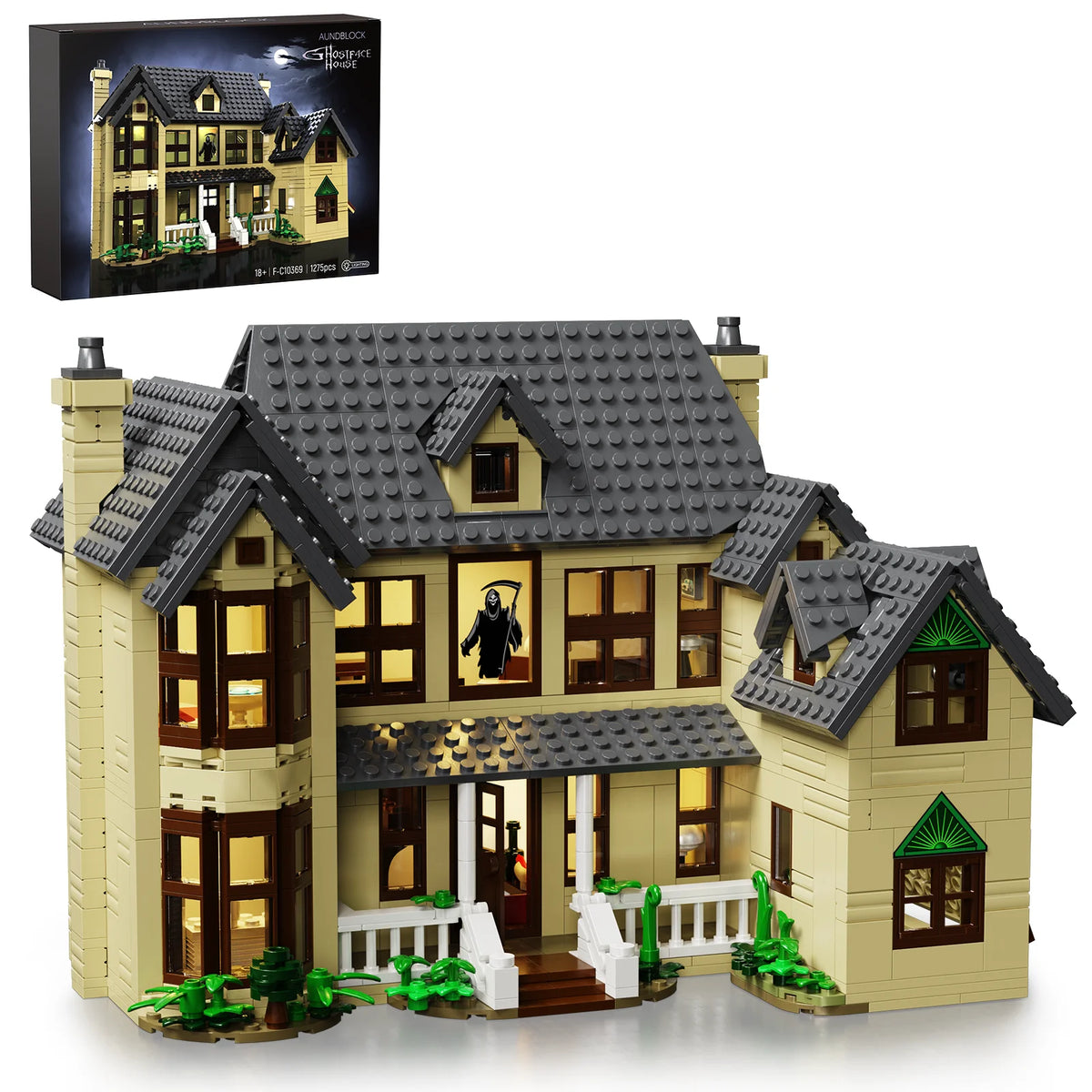 Horror House Building Block Set Home Decor Scary Movie