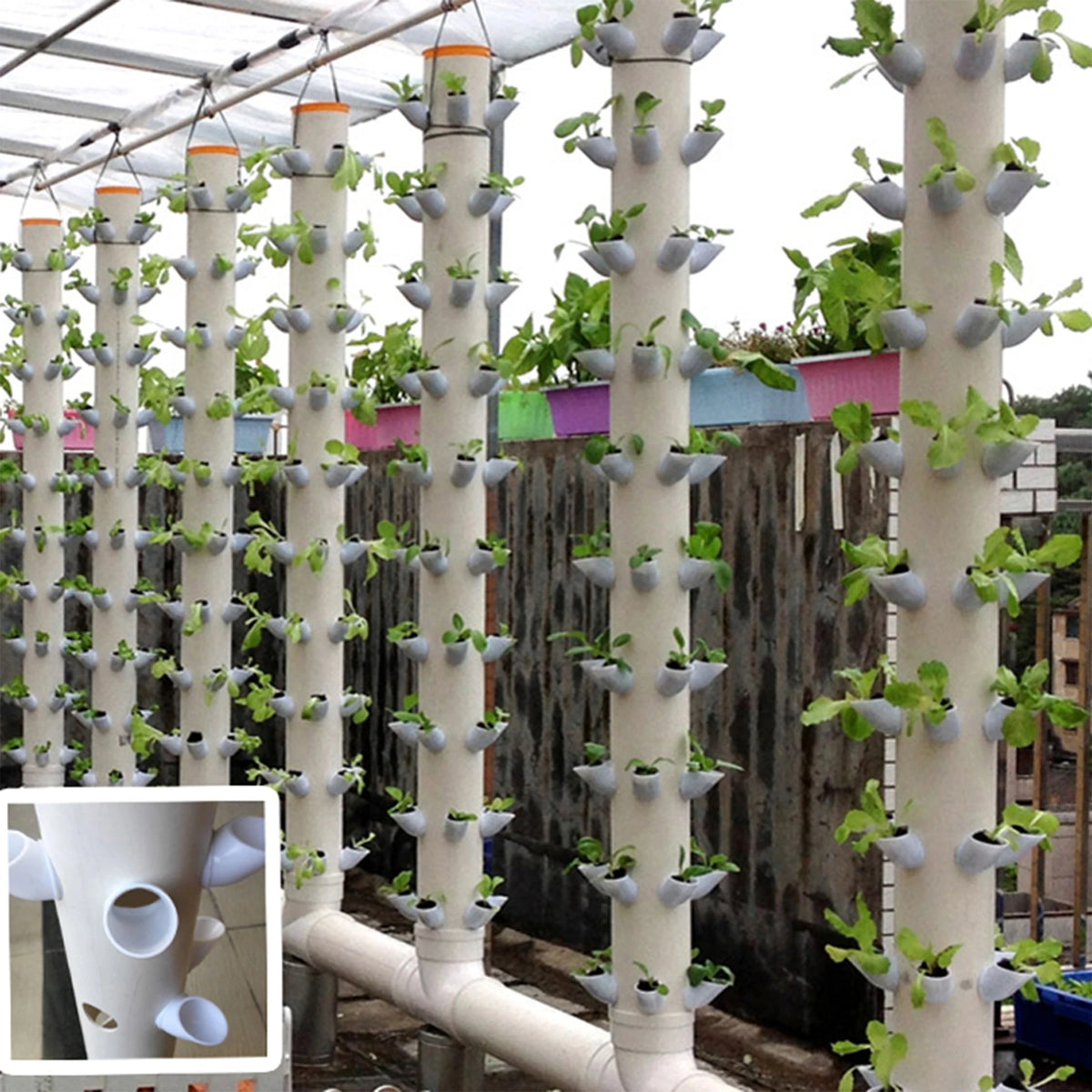 Hydroponic Lita Fruit and Vegetable Hydroponic Planting System Garden Hydroponic Soilless Device Alloy Multi-Tooth Drill