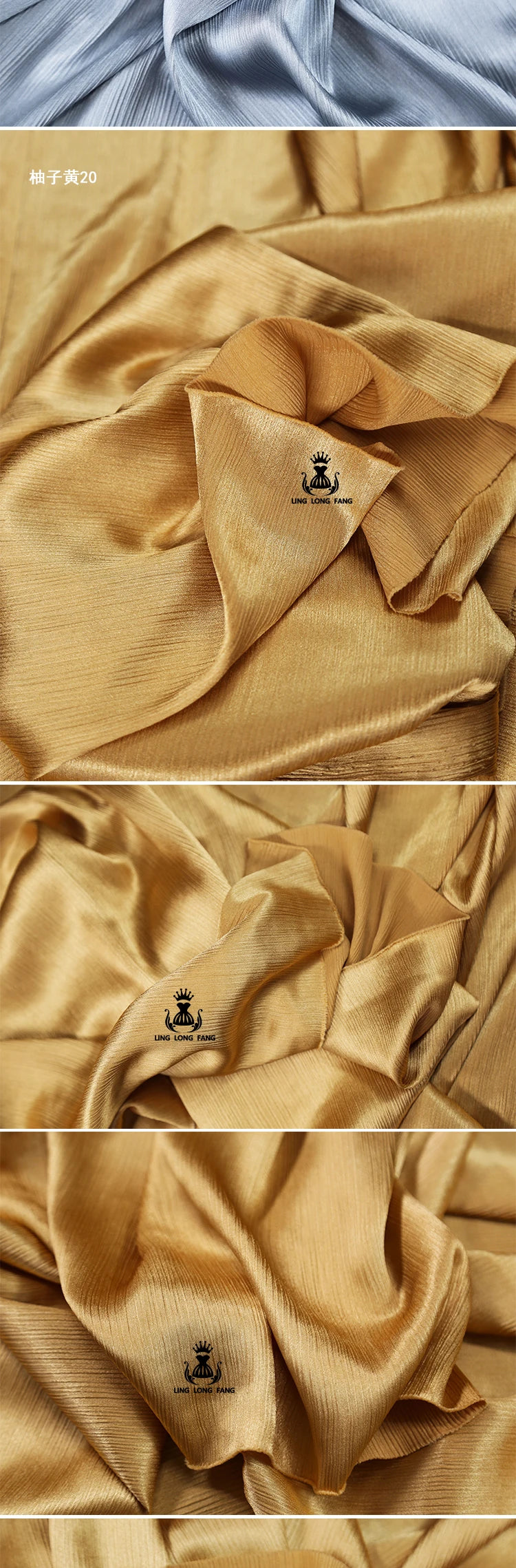 High End Glossy Texture Satin Fabric Smooth Imitation Acetate Silk Fabric Cheongsam Dress Designer Fabric Sewing Accessories