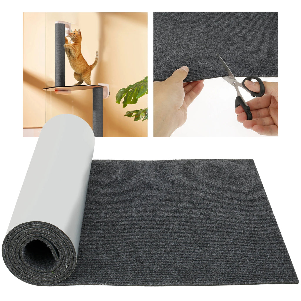 2M Cat Scratch Protector Self-adhesive Trimmable Sofa Protection Artifact Durable Anti-cat Scratch Furniture Pads Cat Supplies