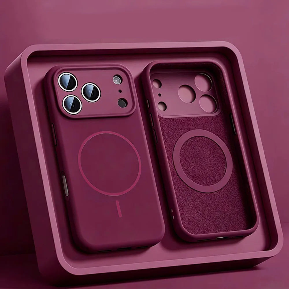 For Magsafe Liquid Silicone Phone Cases For iPhone 18