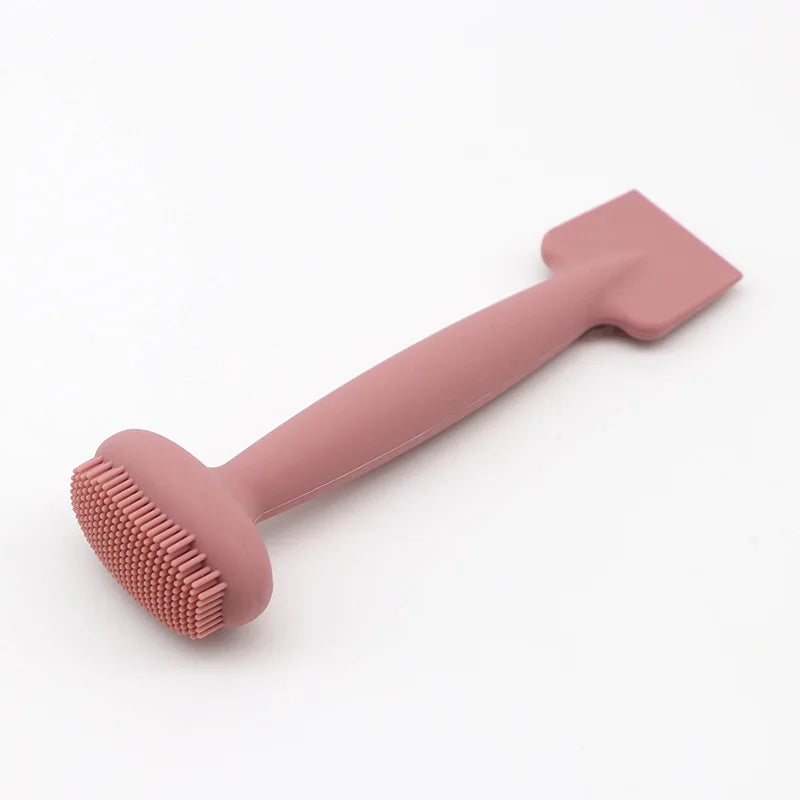 1PC Double-Headed Silicone Facial Cleansing Brush Face Mask Brushes Massage Applicatior Tool for Skin Care Face Makeup Brushes