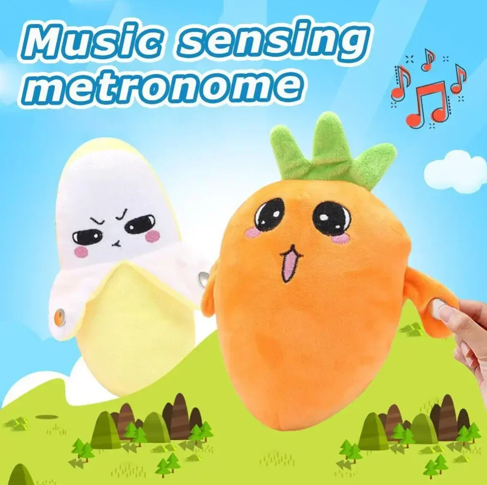 Cartoon Fruit Sensory Rhythm Piano Doll Toy