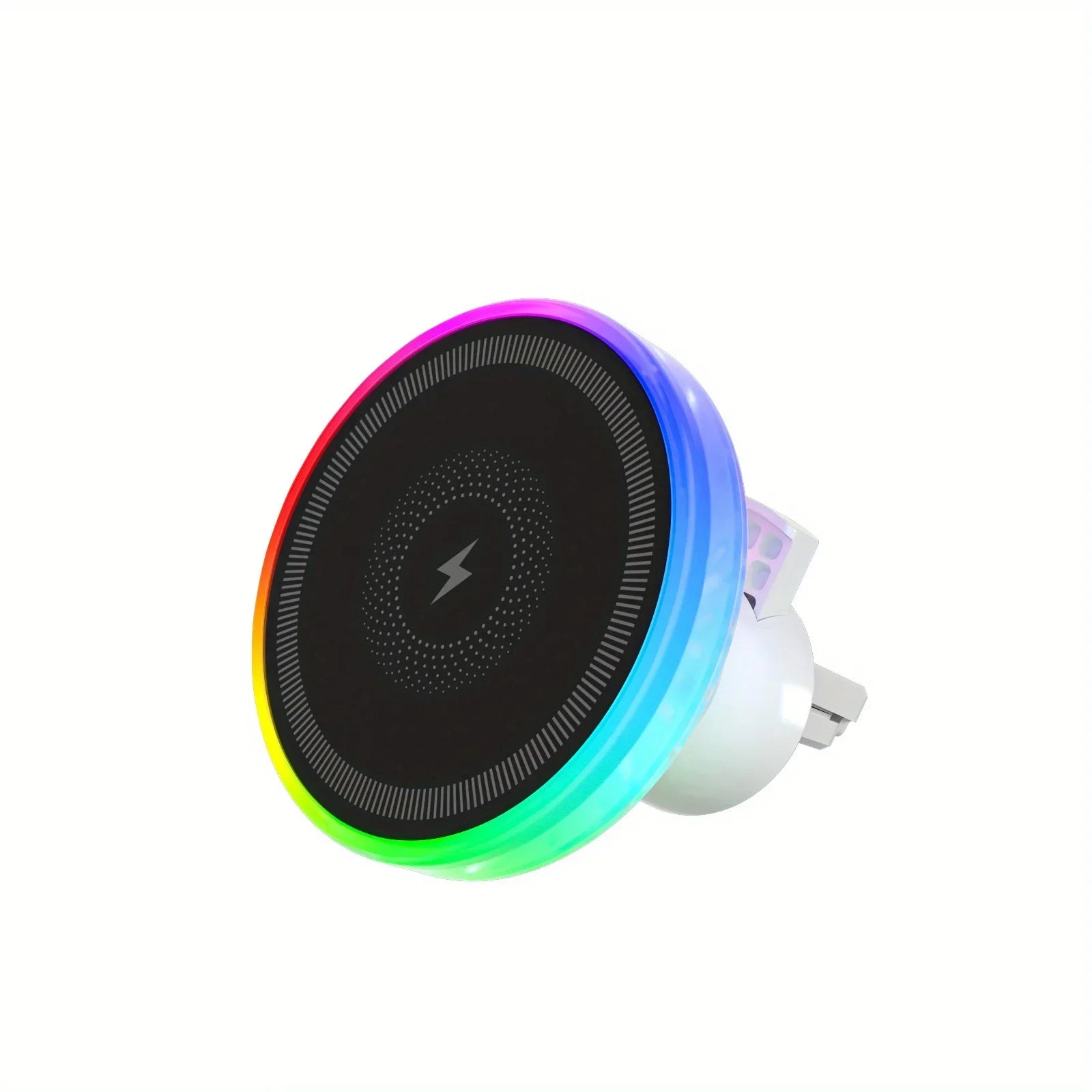 RGB Light Car Magnetic Wireless Charger Phone Holder Air Vent Stand For Magsafe iPhone 16 15 14 13 12 Pro Max Fast Charging Dock